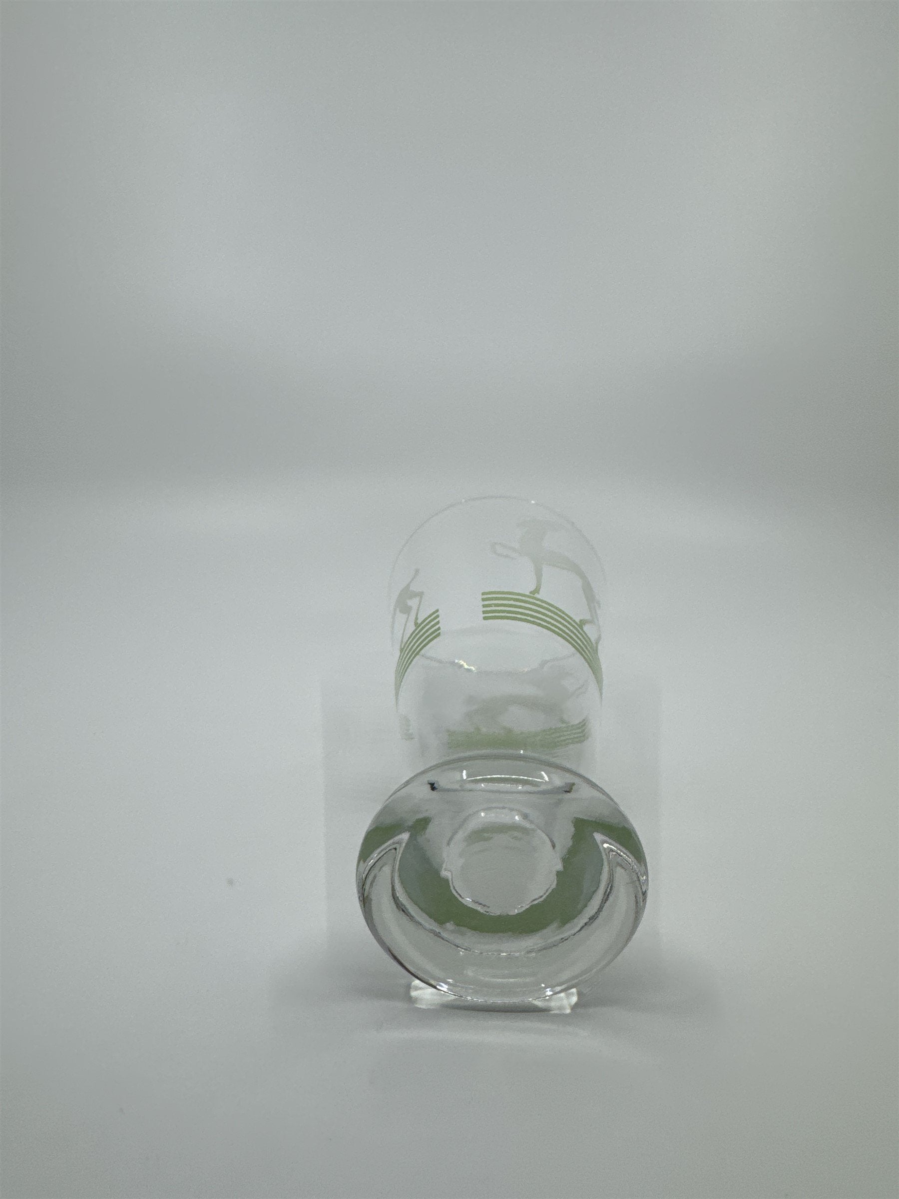 Vintage MCM Hazel Atlas Pilsner Gazelle 6" Iced Tea Highball Tumbler Glass LIME