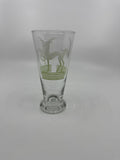 Vintage MCM Hazel Atlas Pilsner Gazelle 6" Iced Tea Highball Tumbler Glass LIME