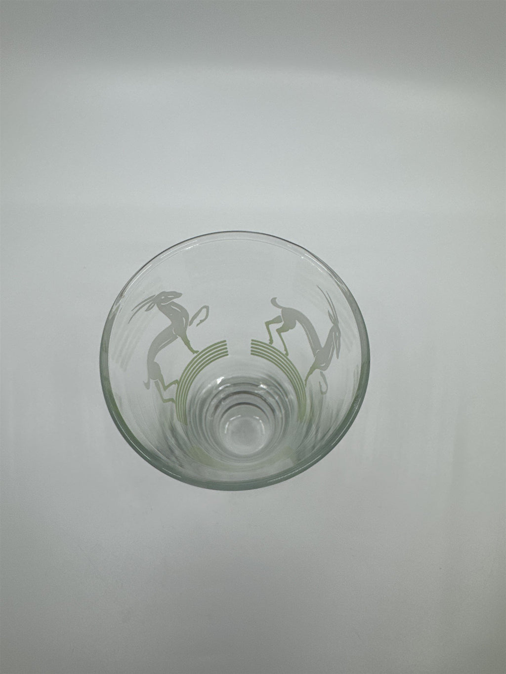 Vintage MCM Hazel Atlas Pilsner Gazelle 6" Iced Tea Highball Tumbler Glass LIME