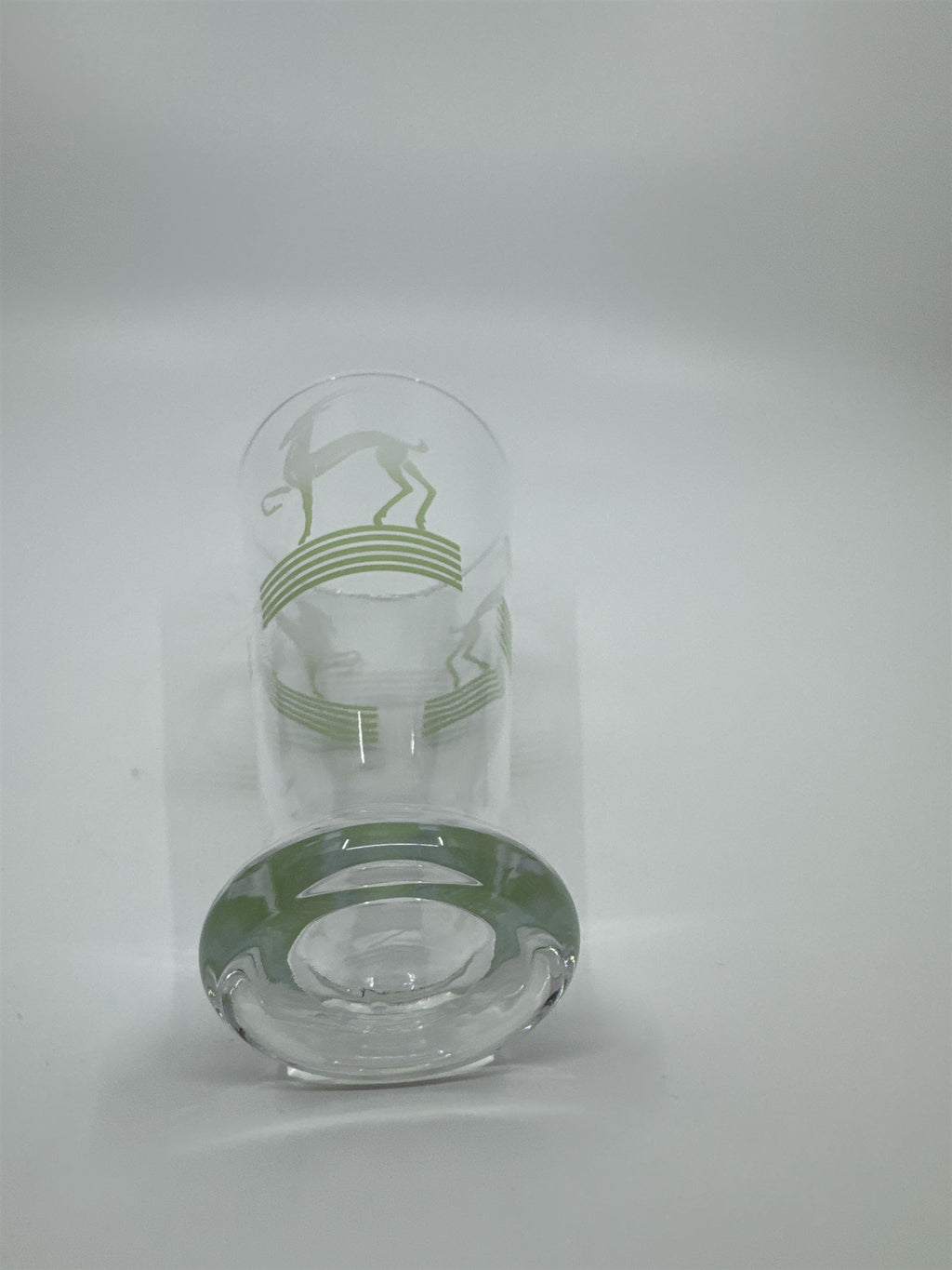 Vintage MCM Hazel Atlas Pilsner Gazelle 6" Iced Tea Highball Tumbler Glass LIME