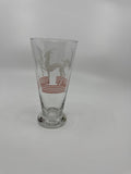 Vintage MCM Hazel Atlas Pilsner Gazelle 6" Iced Tea Highball Tumbler Glass PINK