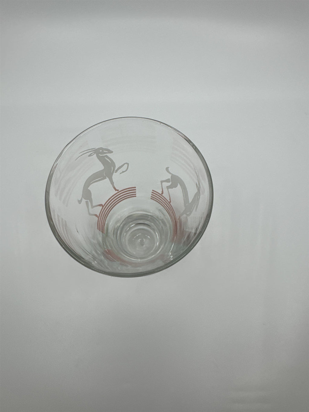 Vintage MCM Hazel Atlas Pilsner Gazelle 6" Iced Tea Highball Tumbler Glass PINK