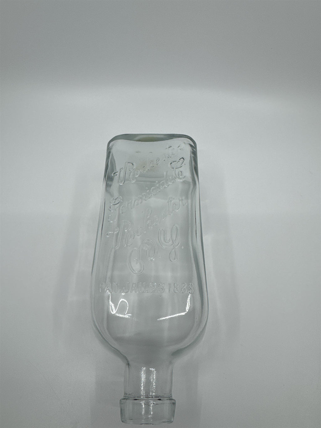 Antique Rochester Germicide Co New York NY Pat 1888 Dispenser Bottle Upside Down