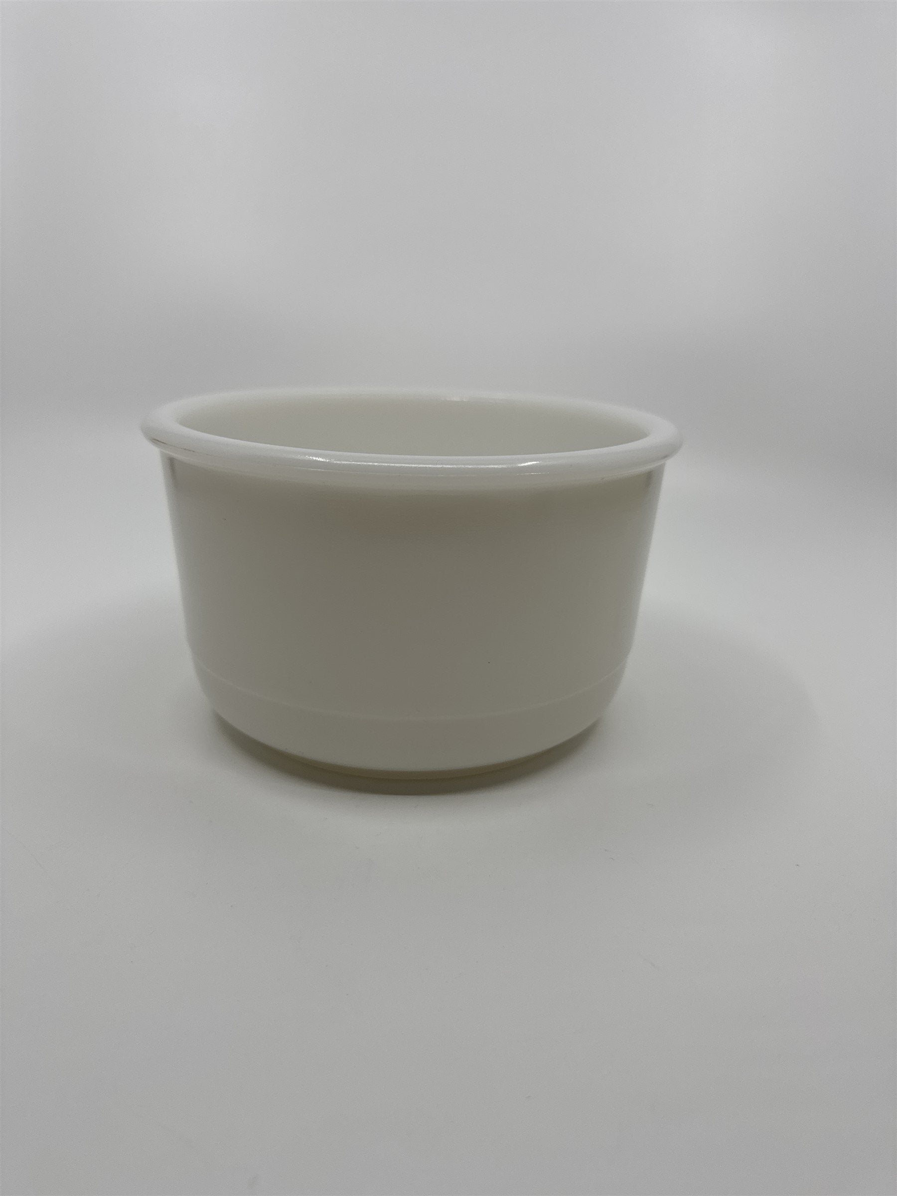 Vintage 6" Milk Glass Mixing Bowl Textured Bottom