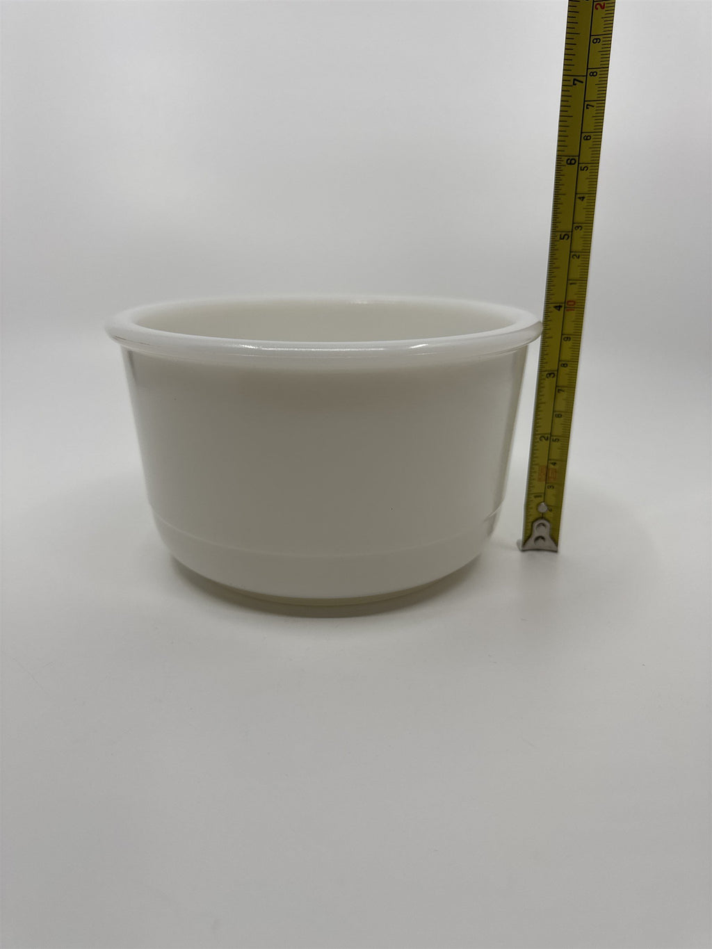 Vintage 6" Milk Glass Mixing Bowl Textured Bottom