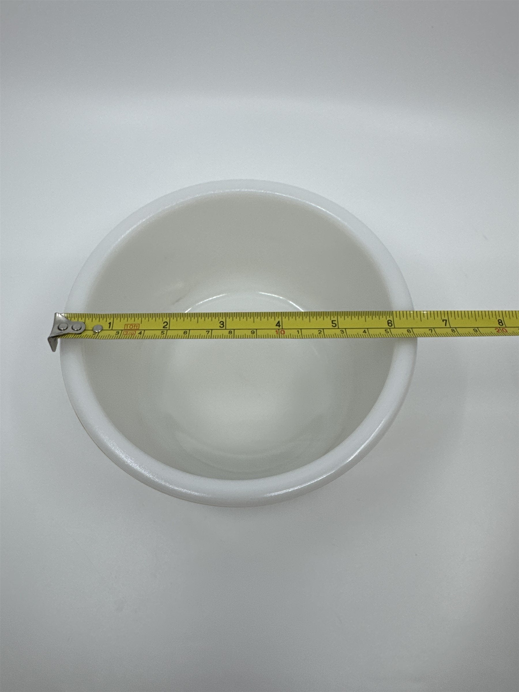 Vintage 6" Milk Glass Mixing Bowl Textured Bottom
