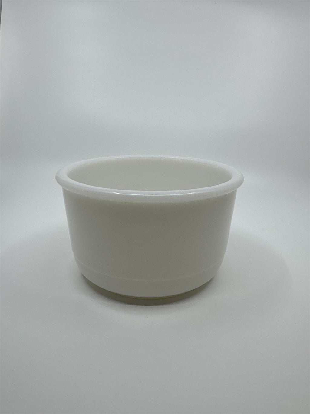 Vintage 6" Milk Glass Mixing Bowl Textured Bottom