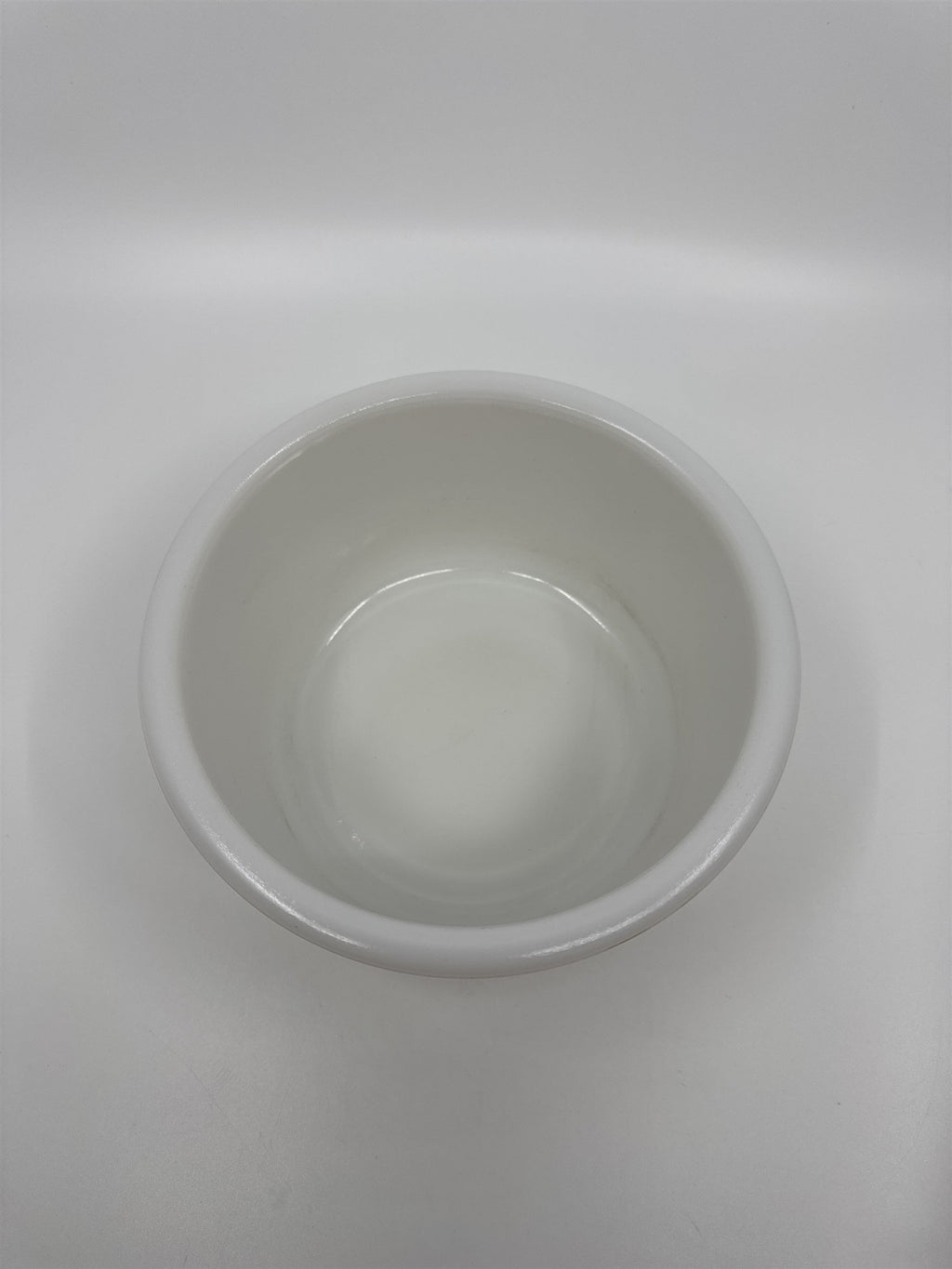 Vintage 6" Milk Glass Mixing Bowl Textured Bottom