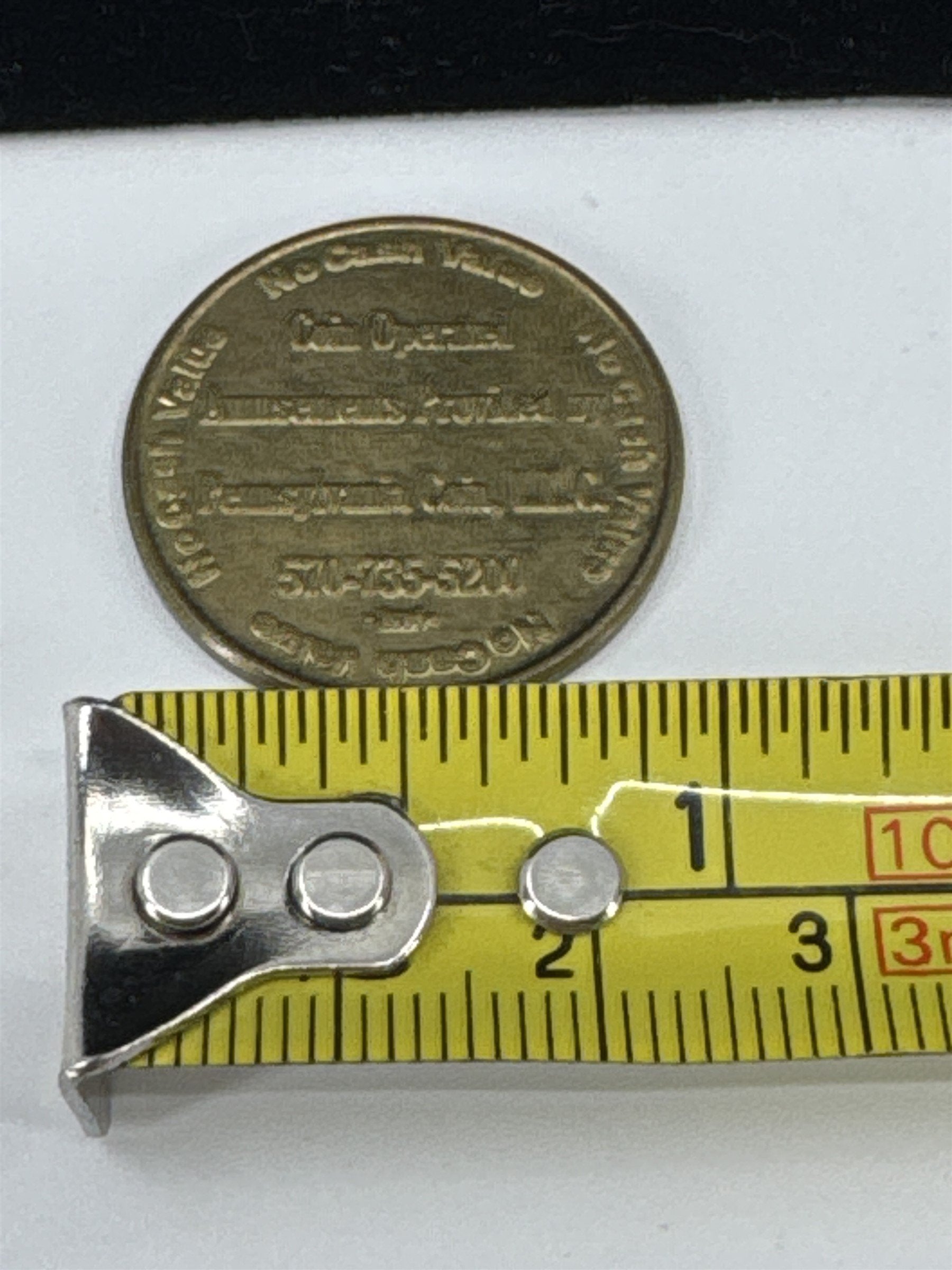 Vintage Pennsylvania Coin LLC Finest in Amusement Nanticoke PA Token Arcade Wash