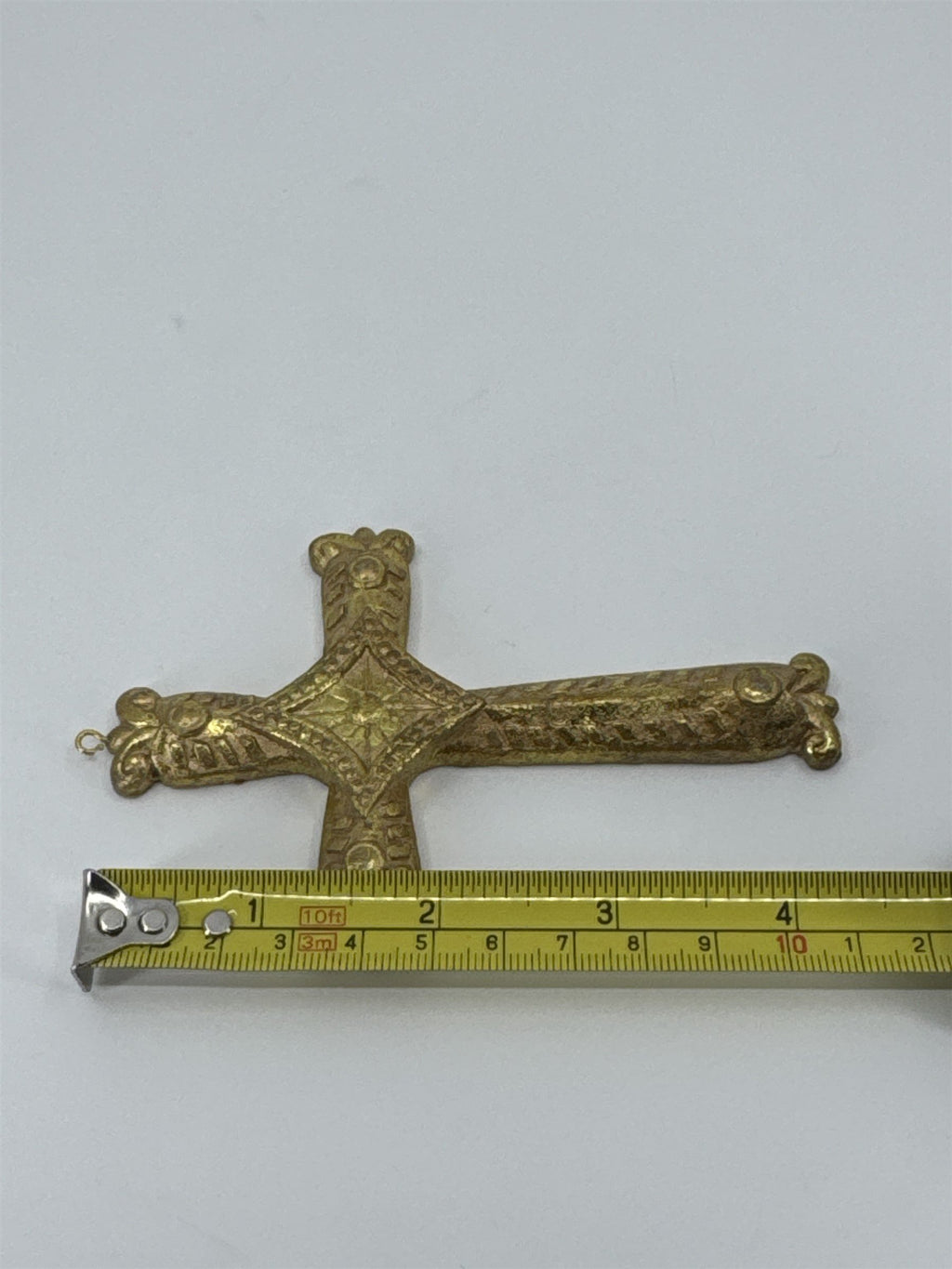 Vintage Home Interiors HOMCO Gold Tone Small Cross