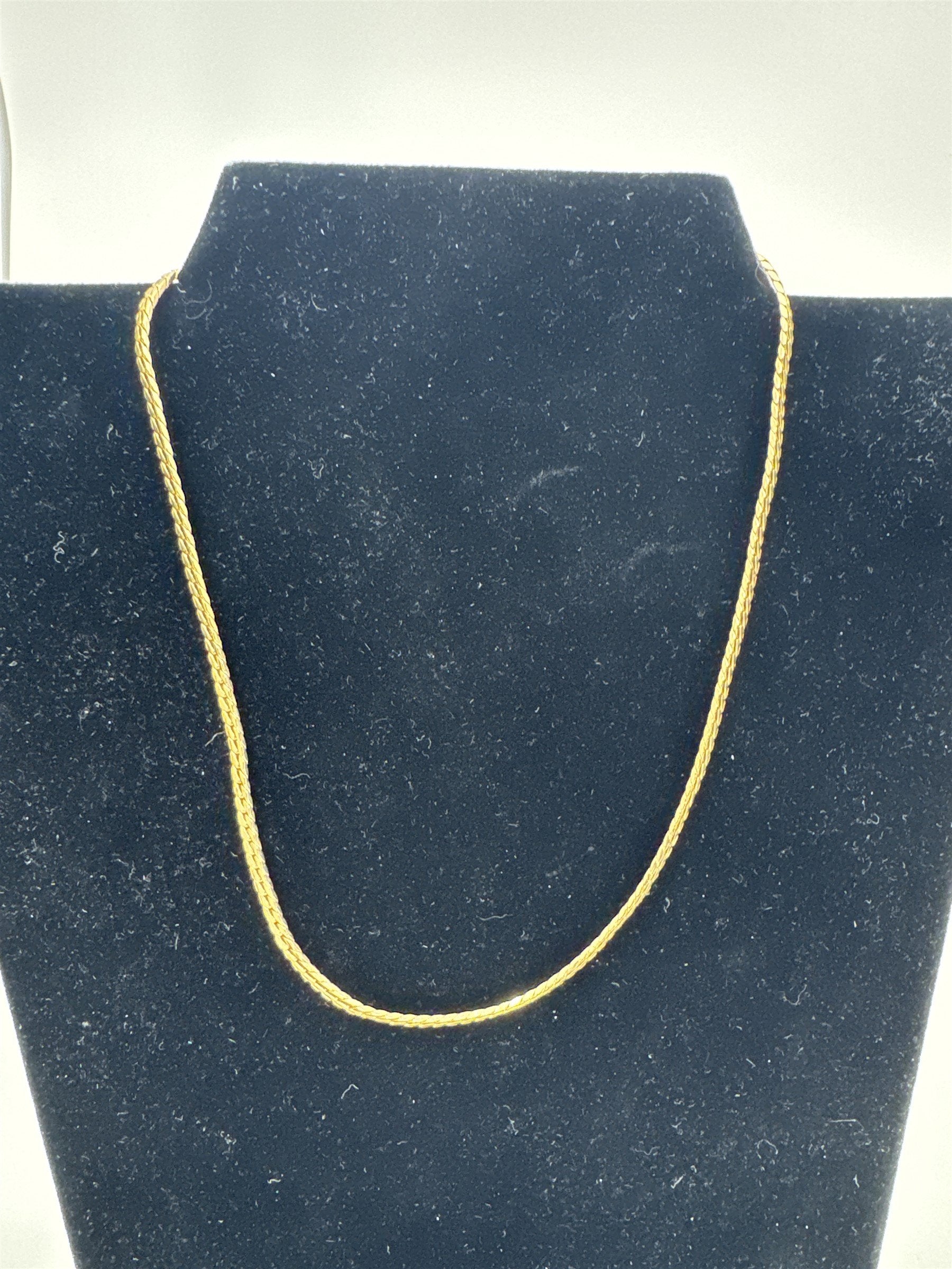 Vintage Gold Toned Avon Necklace Chain Rope Womens Necklace With Box