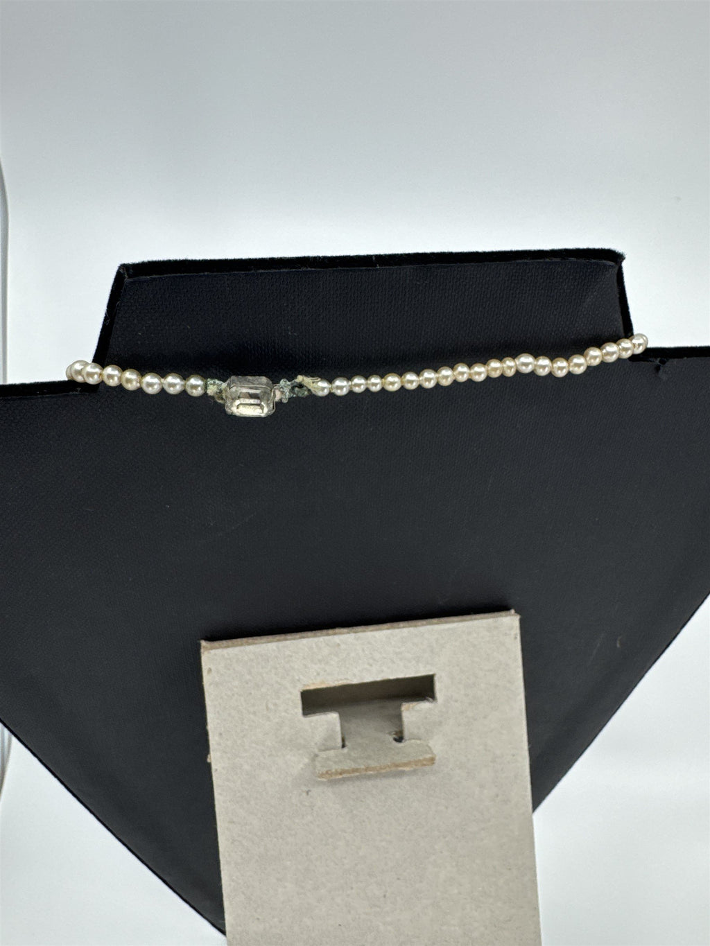 Vintage JAPAN Faux Champagne Pearl Necklace Individually Strung