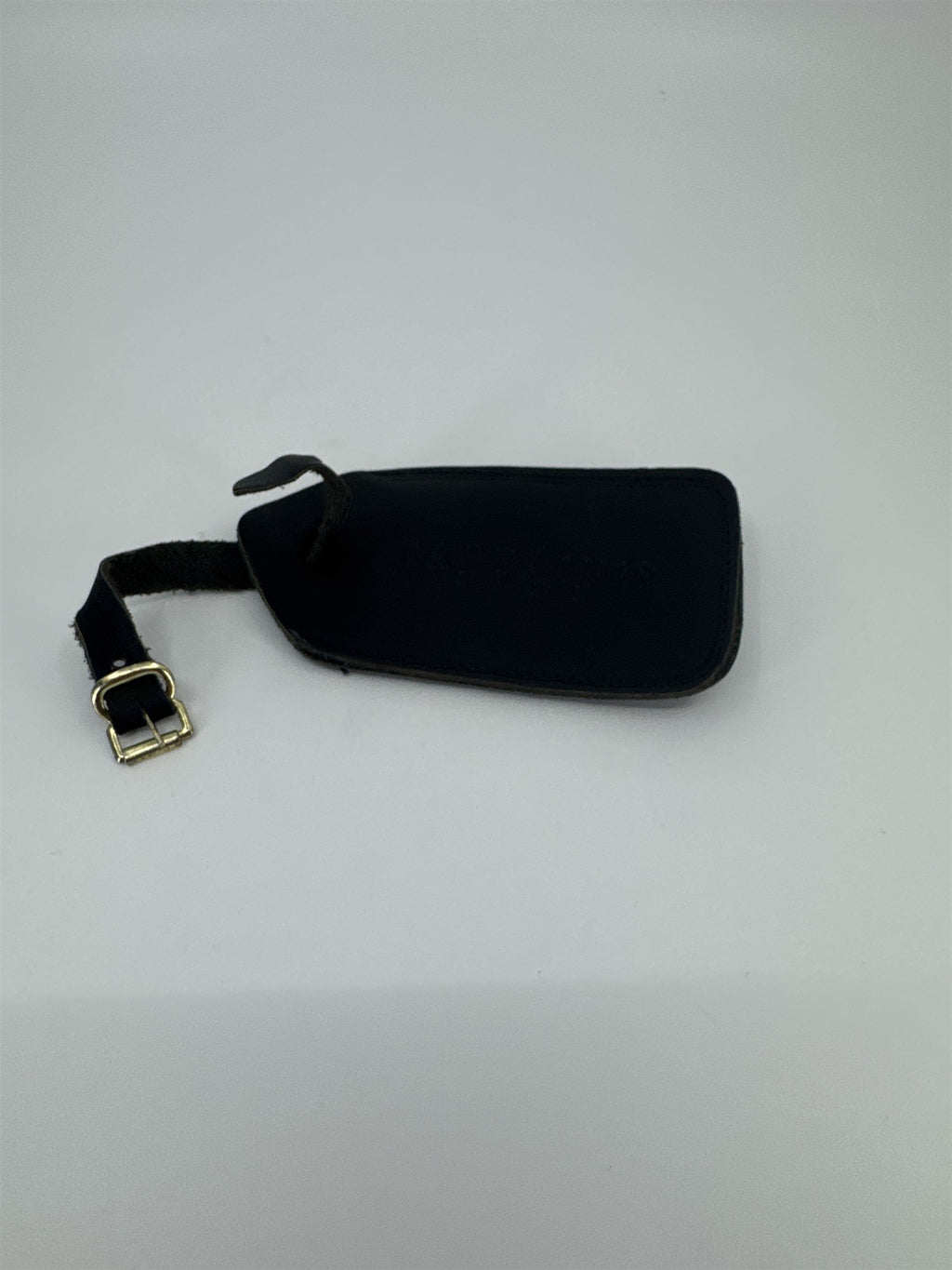 Vintage Celebrity Cruises Captains Club Black Faux Leather Luggage Tag