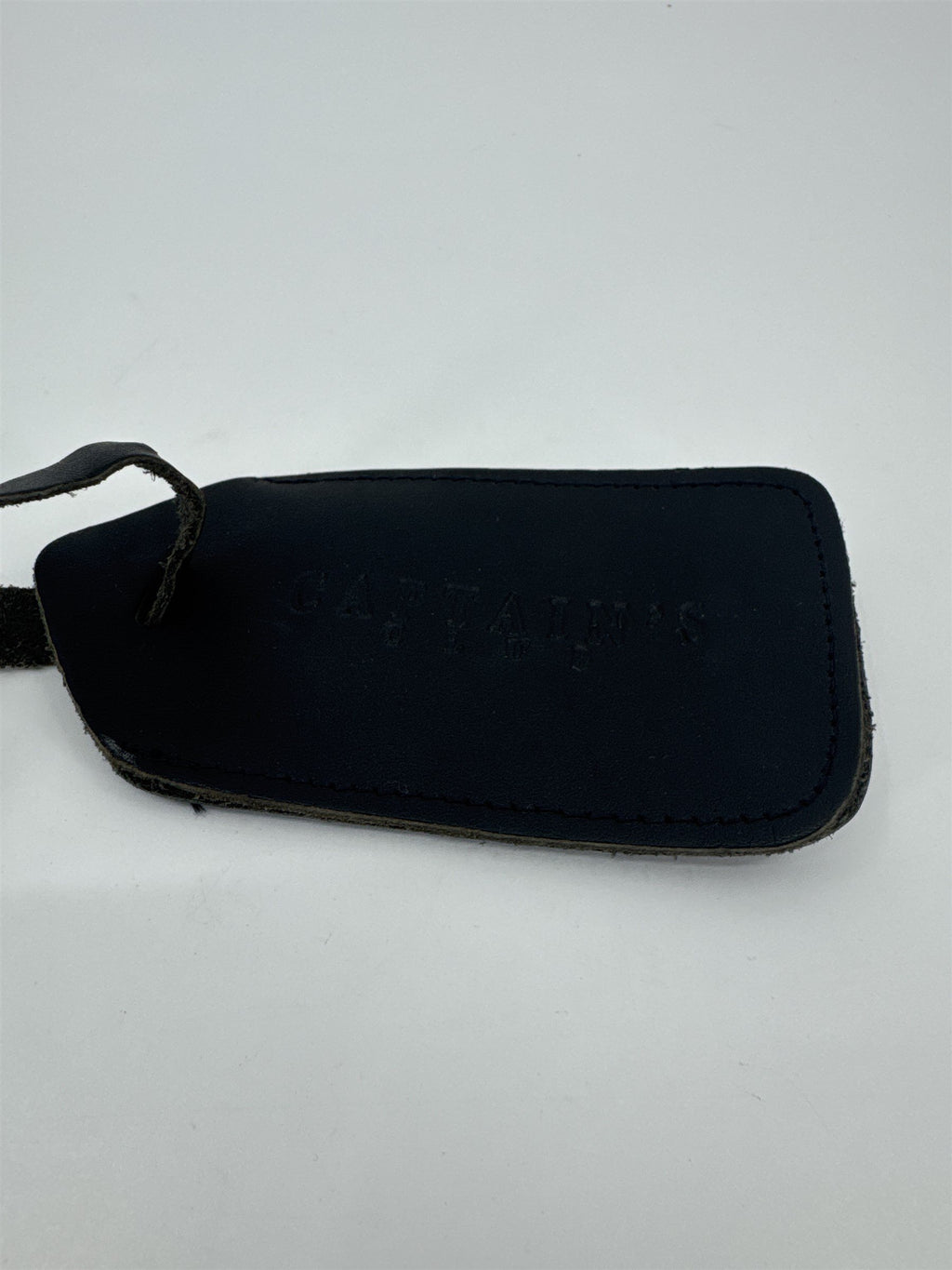 Vintage Celebrity Cruises Captains Club Black Faux Leather Luggage Tag