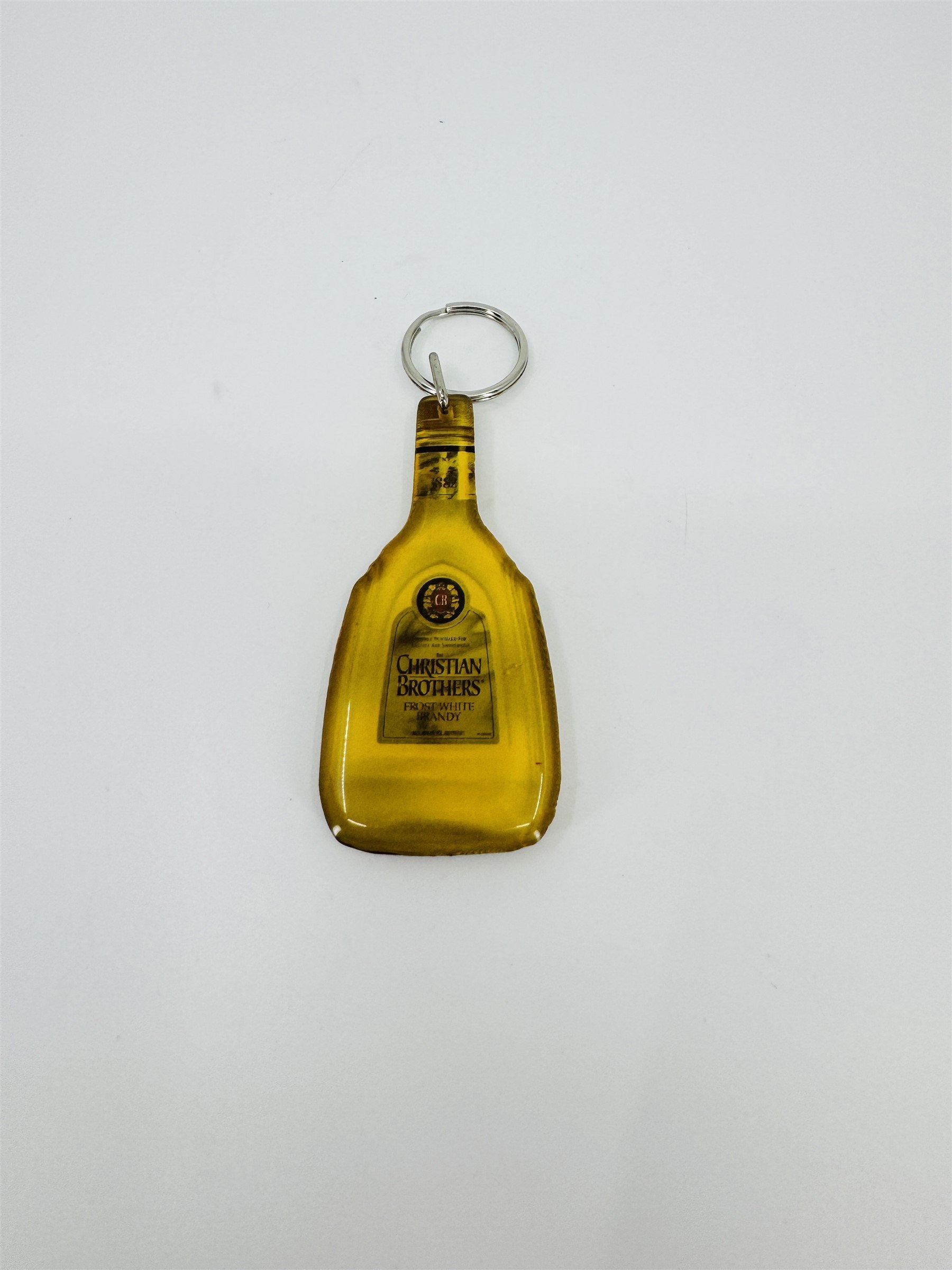 Vintage Christian Brothers Frost White Brandy Promotional Enamel Keychain