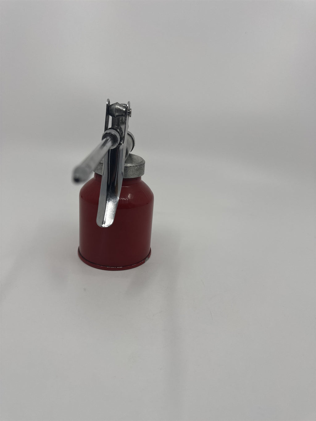 Vintage Red Oil Can Pump Oiler Pressure Fed Oil Gun SKU #36629 for Oil Sprayer