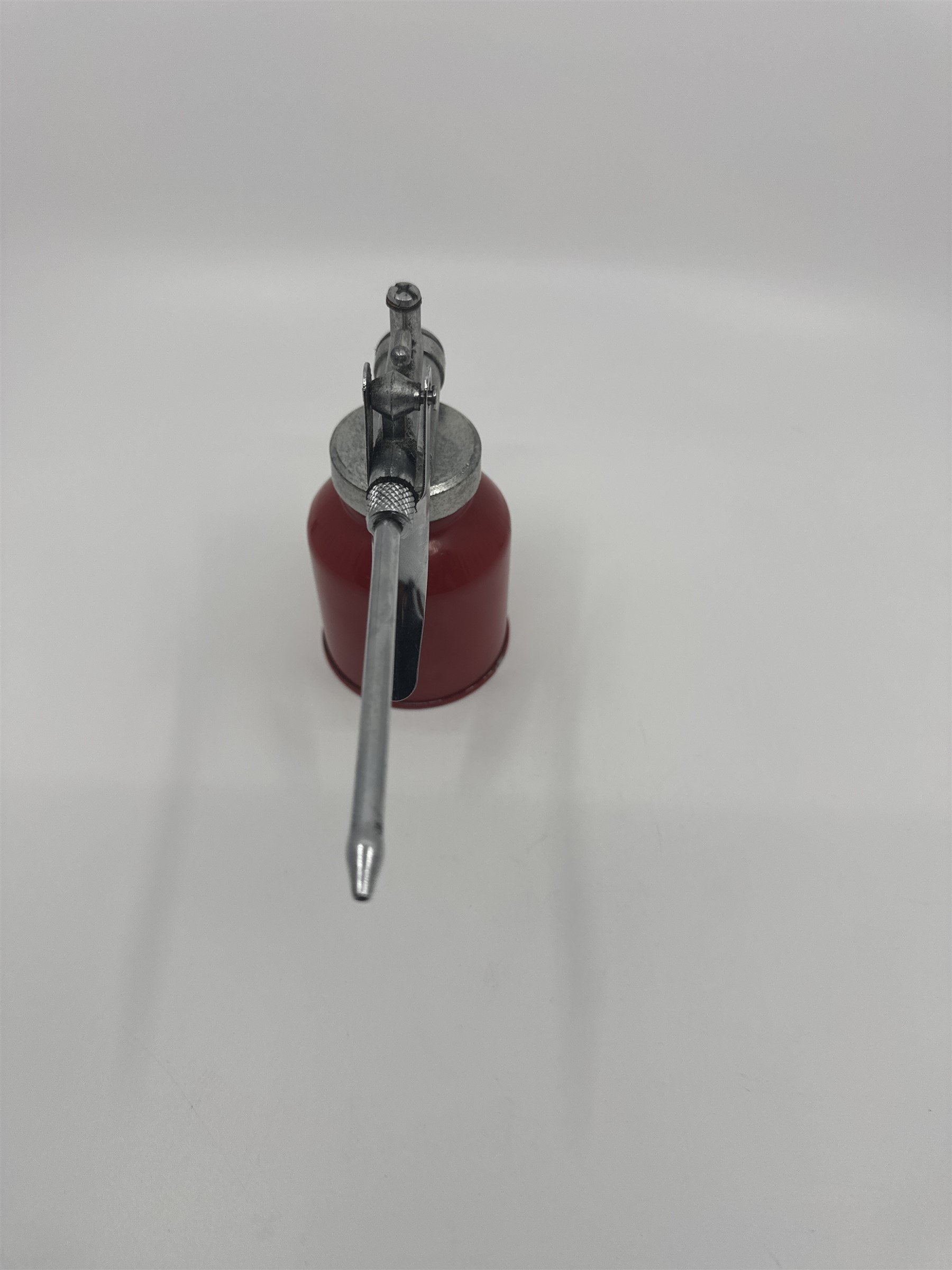 Vintage Red Oil Can Pump Oiler Pressure Fed Oil Gun SKU #36629 for Oil Sprayer