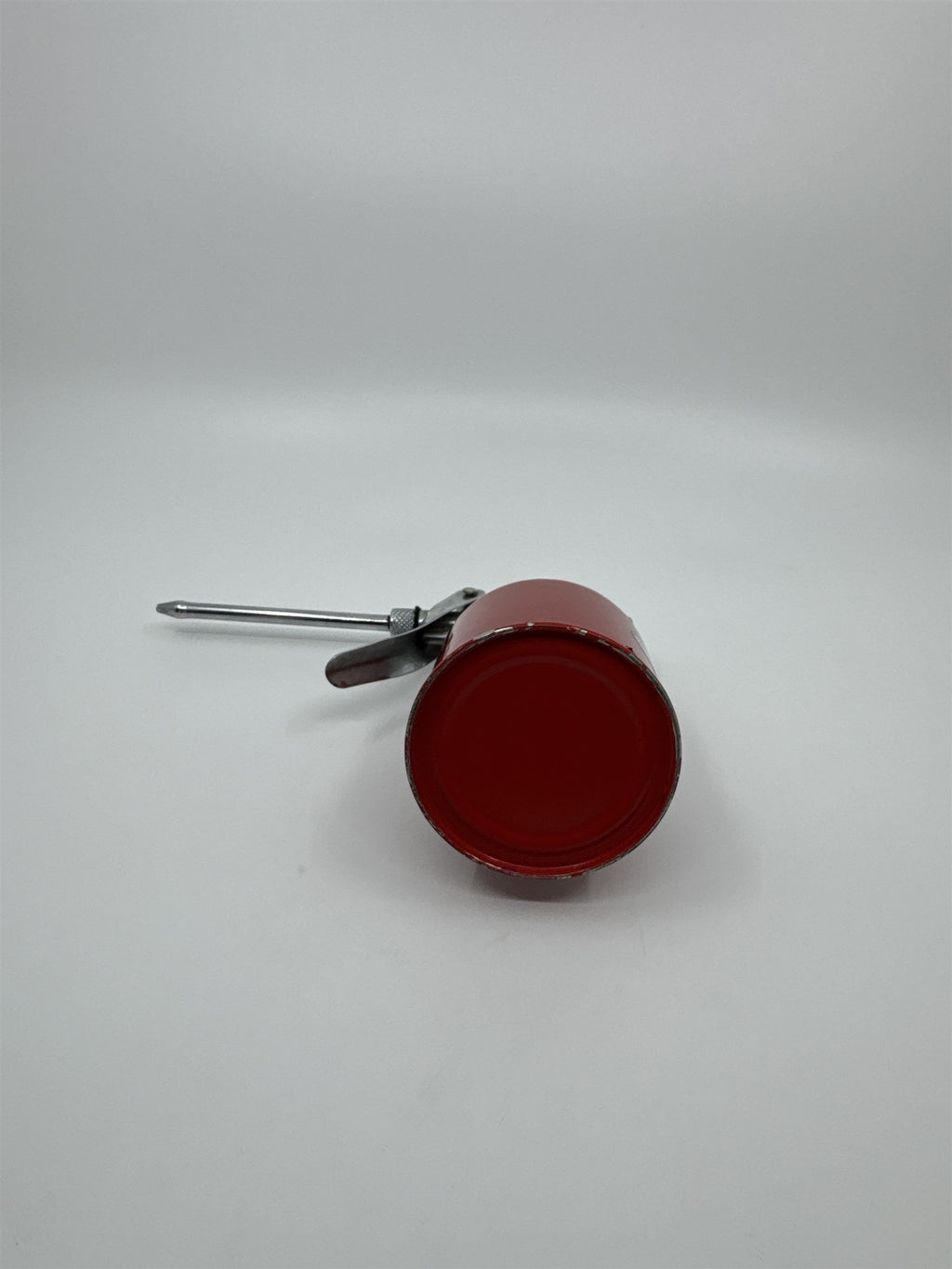 Vintage Red Oil Can Pump Oiler Pressure Fed Oil Gun SKU #36629 for Oil Sprayer