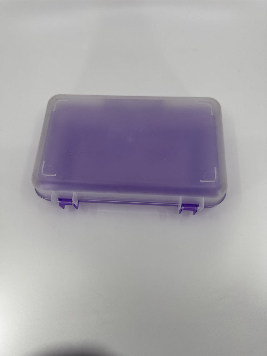 Vintage Purple RoseArt Cool Box Pencil Box w Hatch Latching Lid