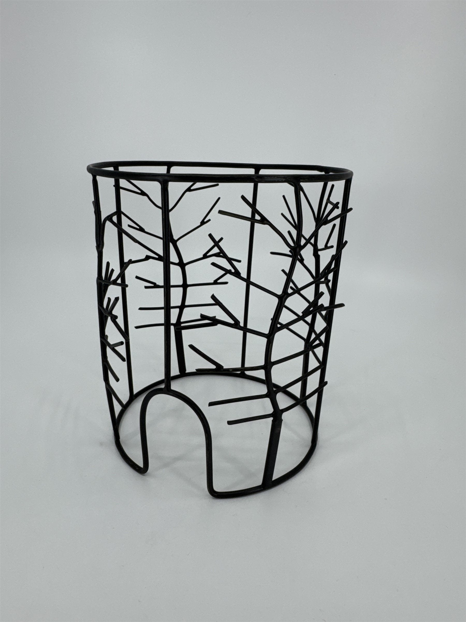 Scentsy Warmer Wrap Black Elm Metal Tree Candle Light Wax Warmer Wrap Shade