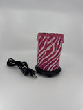 Pink Zebra Zebra Print Pink Safari Wax Warmer Heater WORKS With Zebra Shade