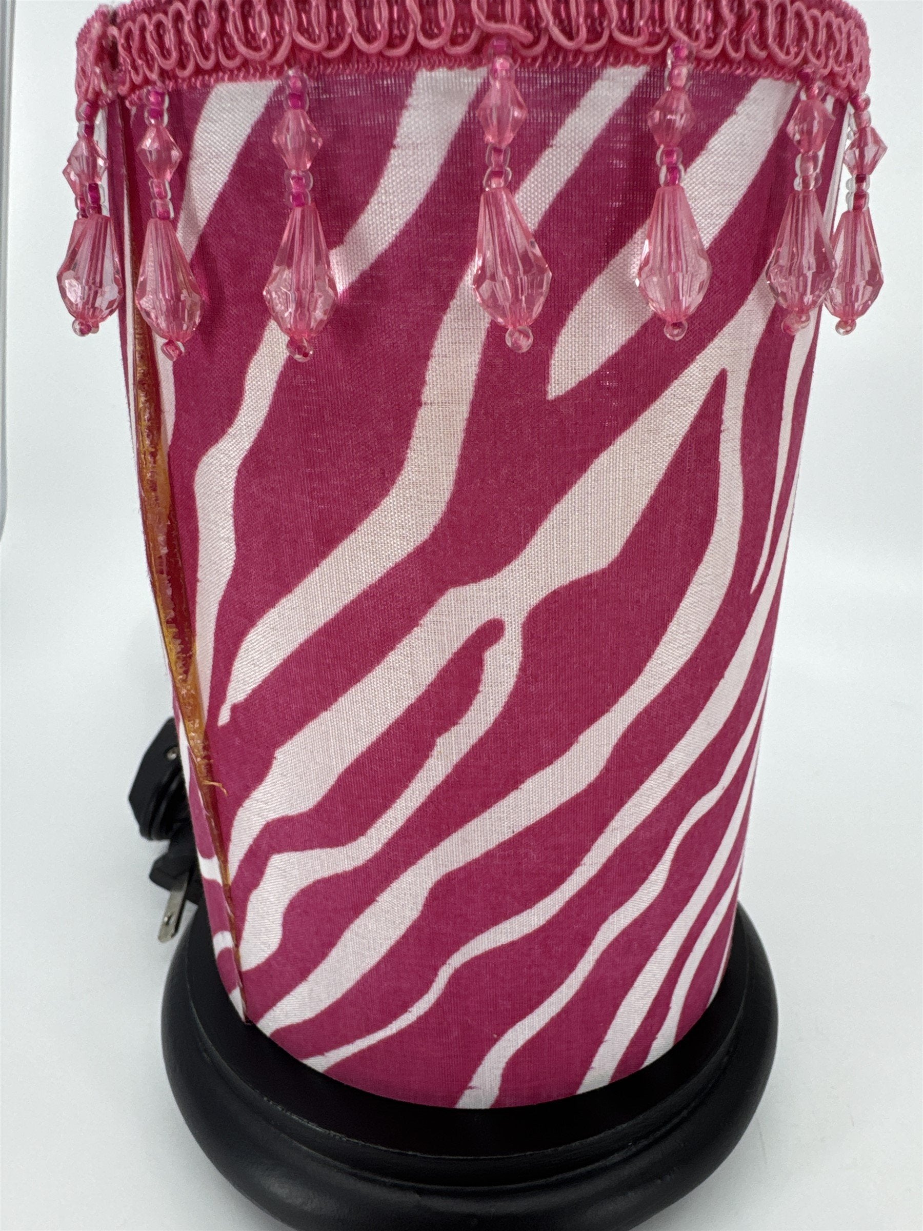 Pink Zebra Zebra Print Pink Safari Wax Warmer Heater WORKS With Zebra Shade