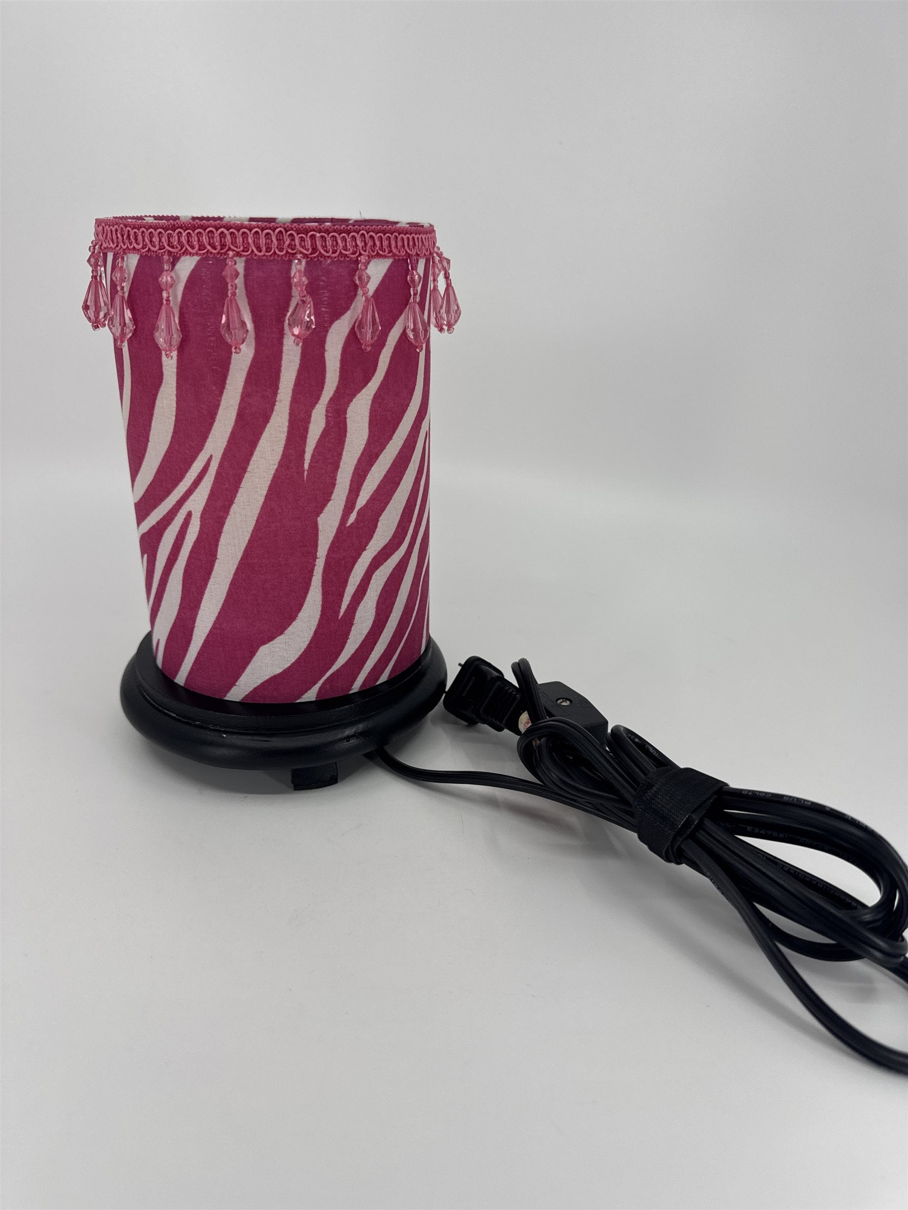 Pink Zebra Zebra Print Pink Safari Wax Warmer Heater WORKS With Zebra Shade