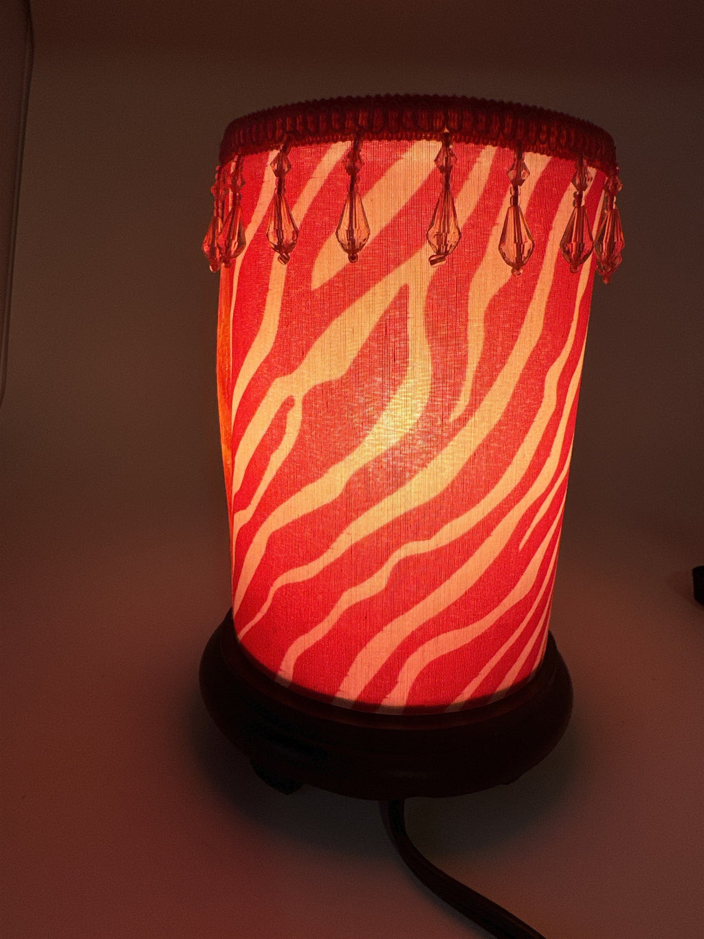 Pink Zebra Zebra Print Pink Safari Wax Warmer Heater WORKS With Zebra Shade