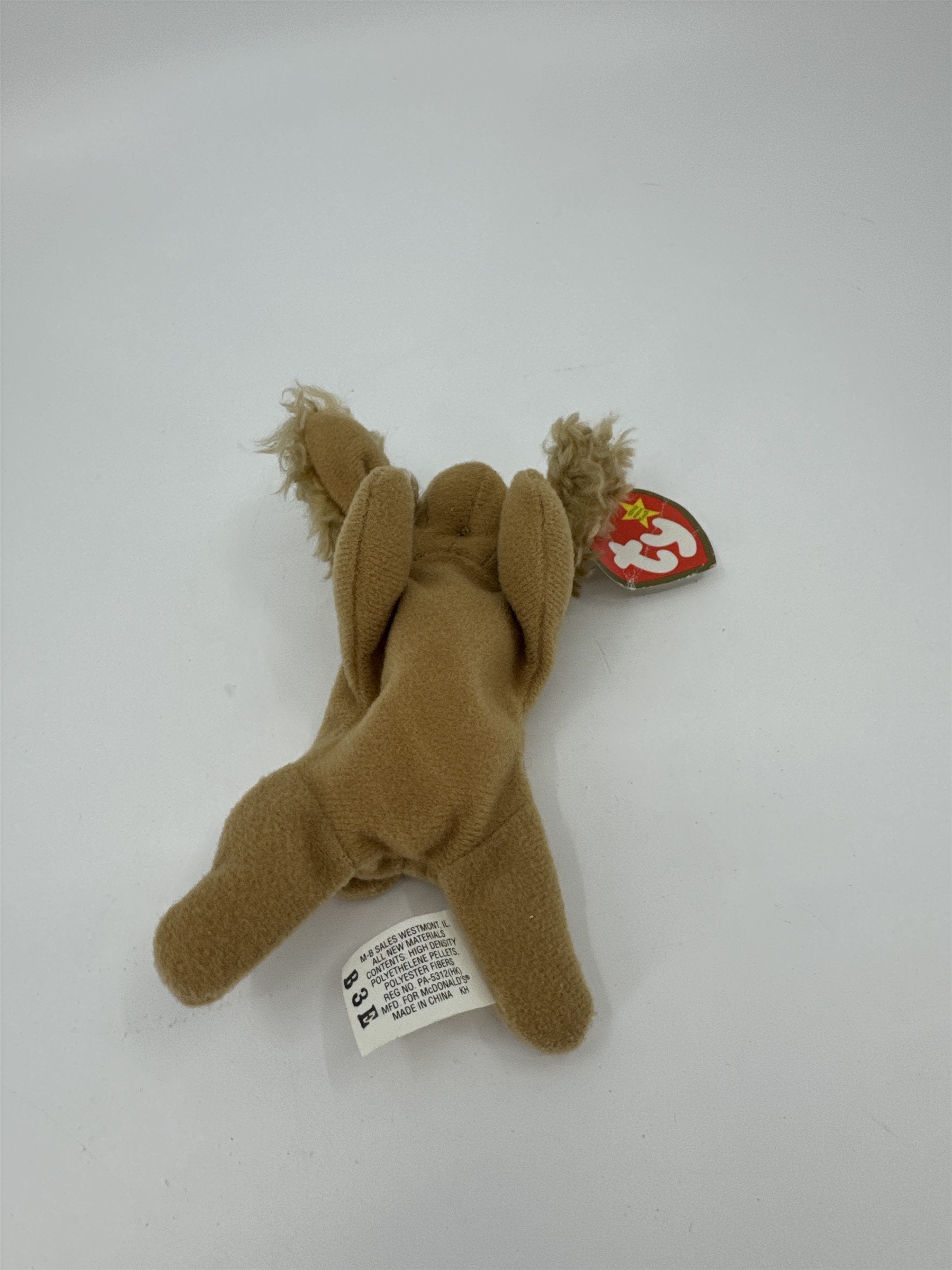 Vintage Ty Original Teenie Beanie Babies Baby Spunky the Cocker Spaniel 1993
