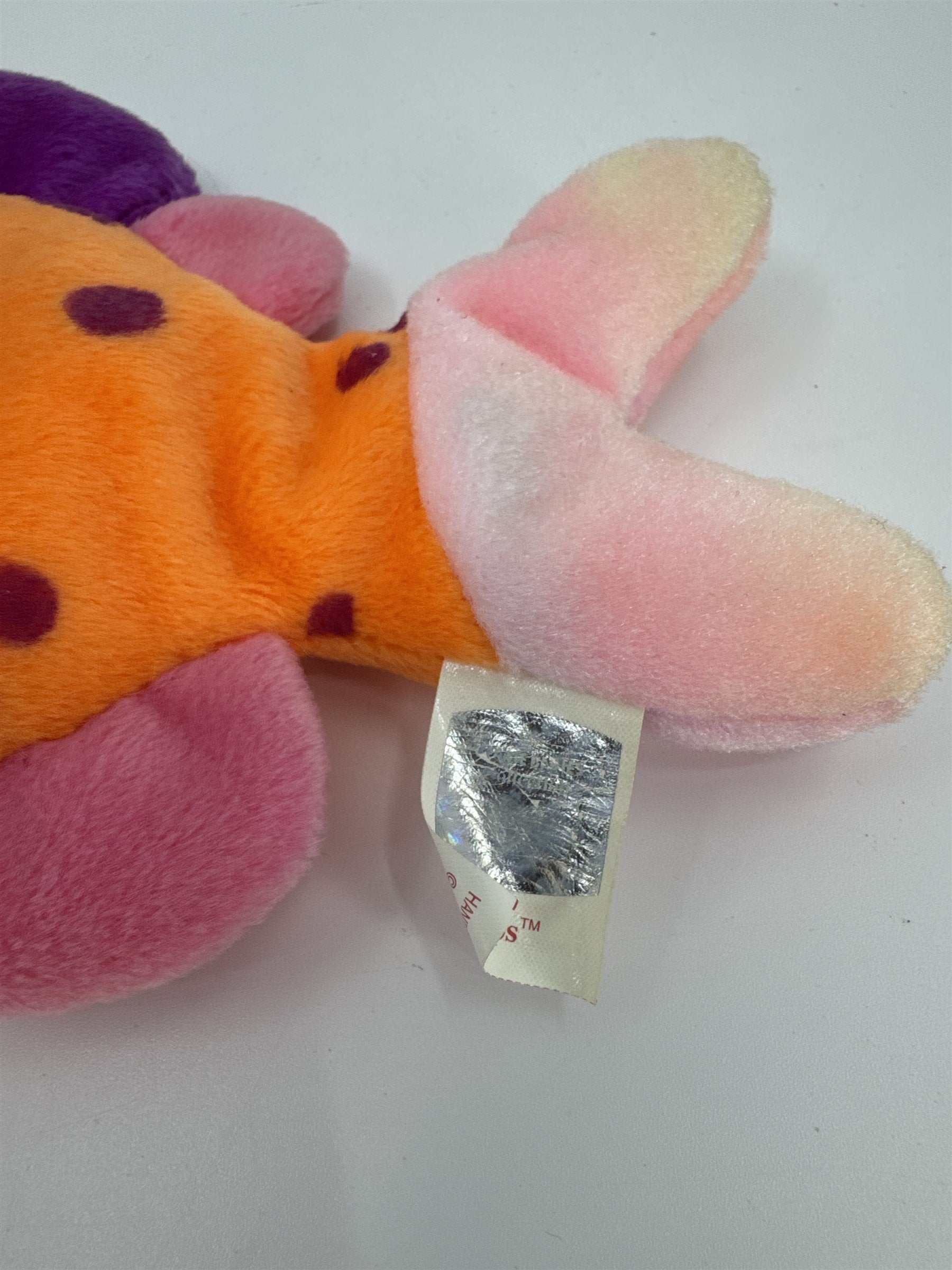 Vintage Ty Original Beanie Baby Lips The Colorful Fish 1999 NOS