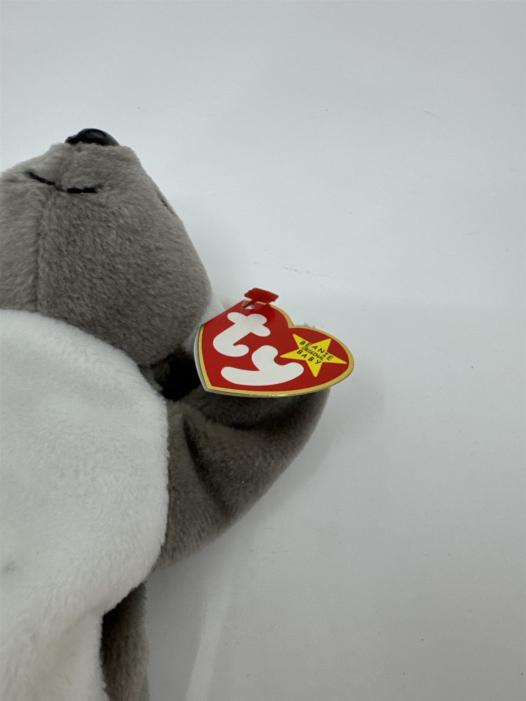 Vintage Ty Original Beanie Babies Baby Mel the Koala (Stain on Belly and Ear)