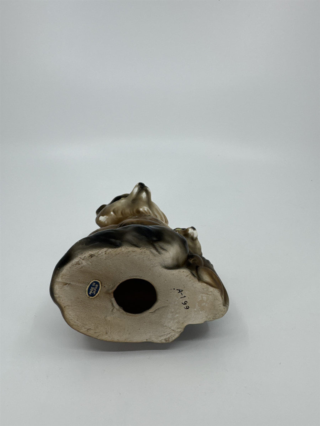 Vintage Mom and Baby Racoons Figurine Made in Japan A-199 Porcelain Figurines