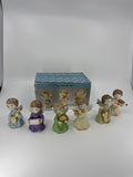 Vintage A Treasury of Gifts Fine Porcelain Angels Artmark Collection Instruments