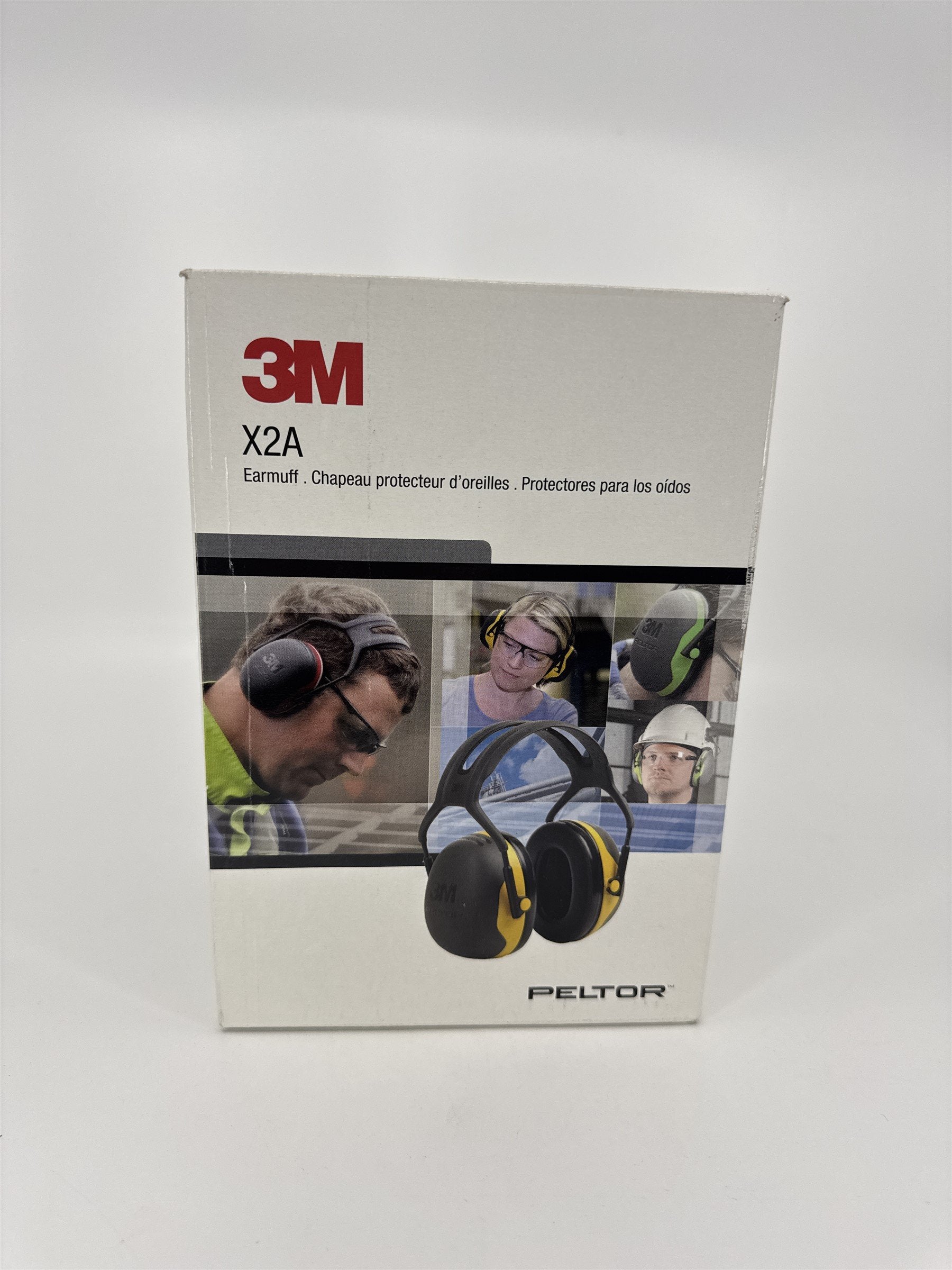3M Peltor X2A Ear Hearing Protection Over-the-Head Earmuff Black and Yellow 24DB