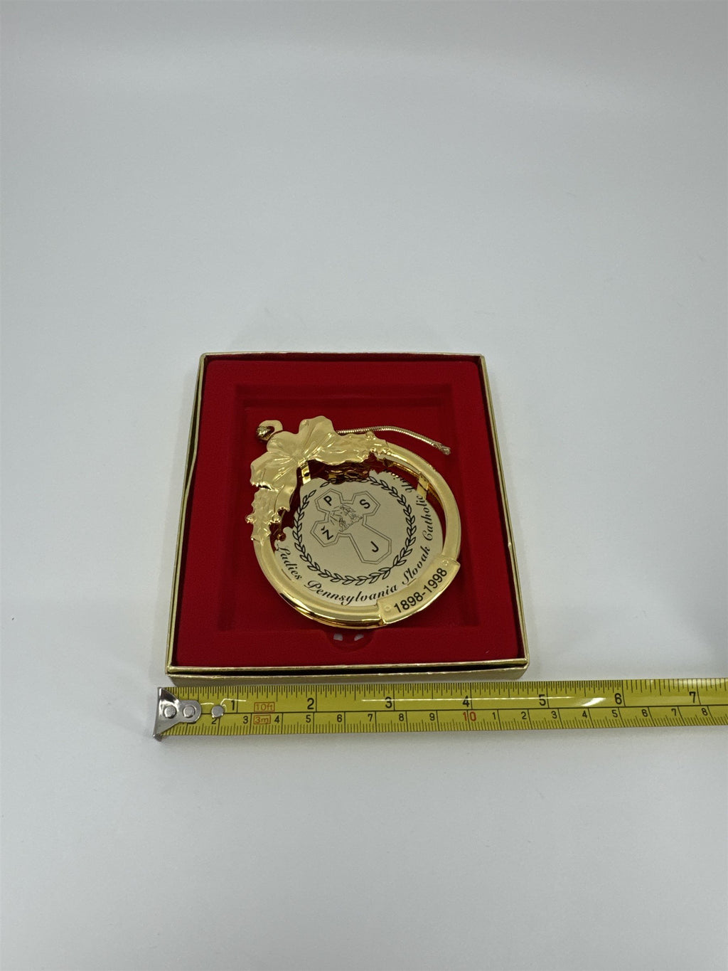 Vtg 1898-1998 Golden Ladies PA Slovak Catholic Union PZSJ Centennial Ornament