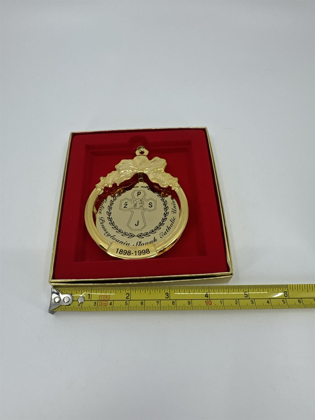 Vtg 1898-1998 Golden Ladies PA Slovak Catholic Union PZSJ Centennial Ornament