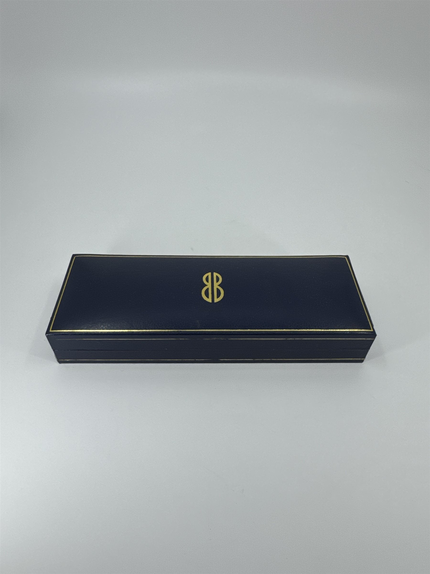 Vintage NOS Bill Blass Set of Mechanical Pencil and Ballpoint Ink Pen Royal Blue