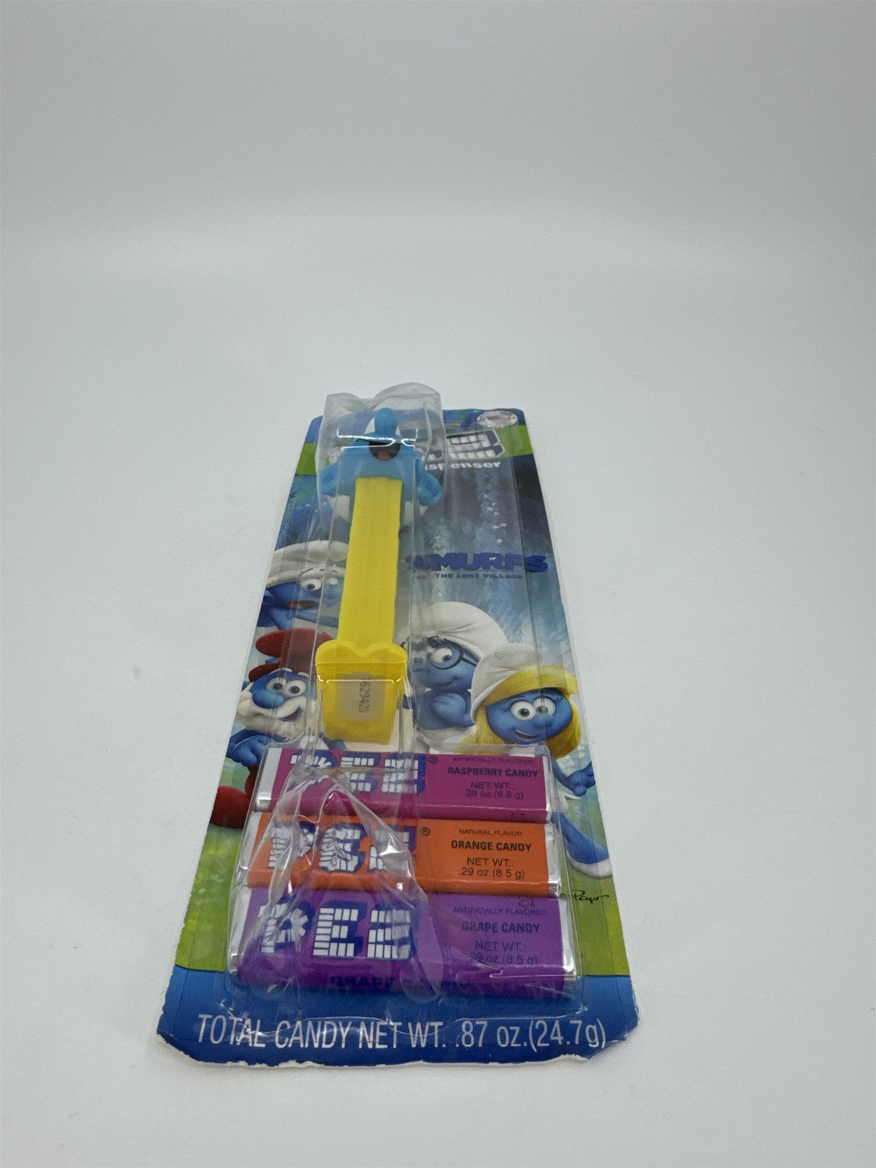 Vintage Pez Candy Dispenser /w Candy Sealed SMURFS The Lost Village