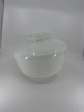 Vintage School House Milk Glass Light Shade Lamp Shade MCM Art Deco