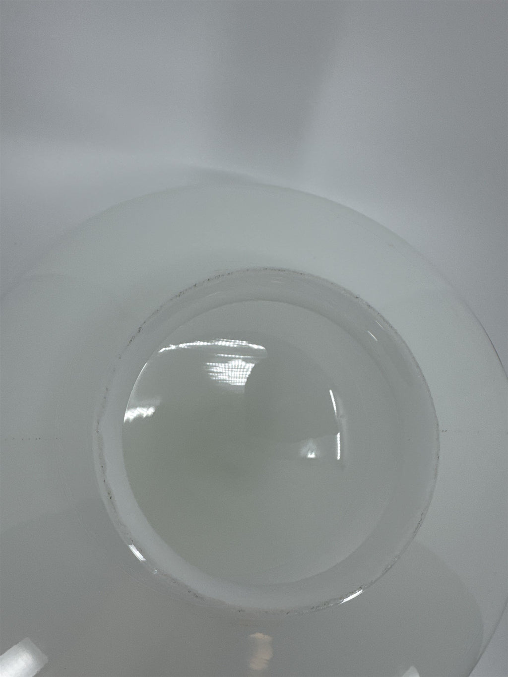 Vintage School House Milk Glass Light Shade Lamp Shade MCM Art Deco