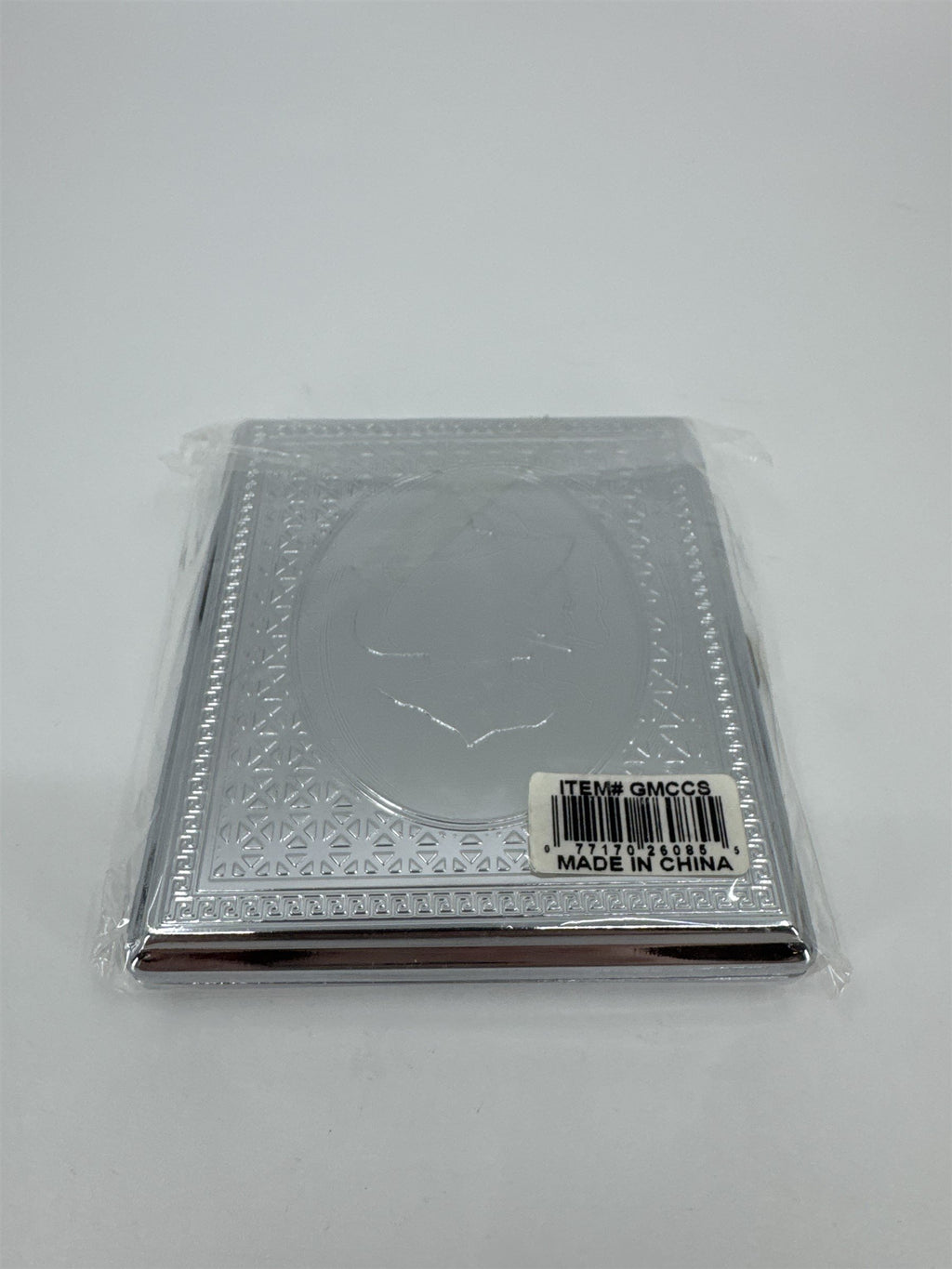 Gambler Cigarette Carrying Case Woman Smoking /w Bonnet Embossed Cigarette Case