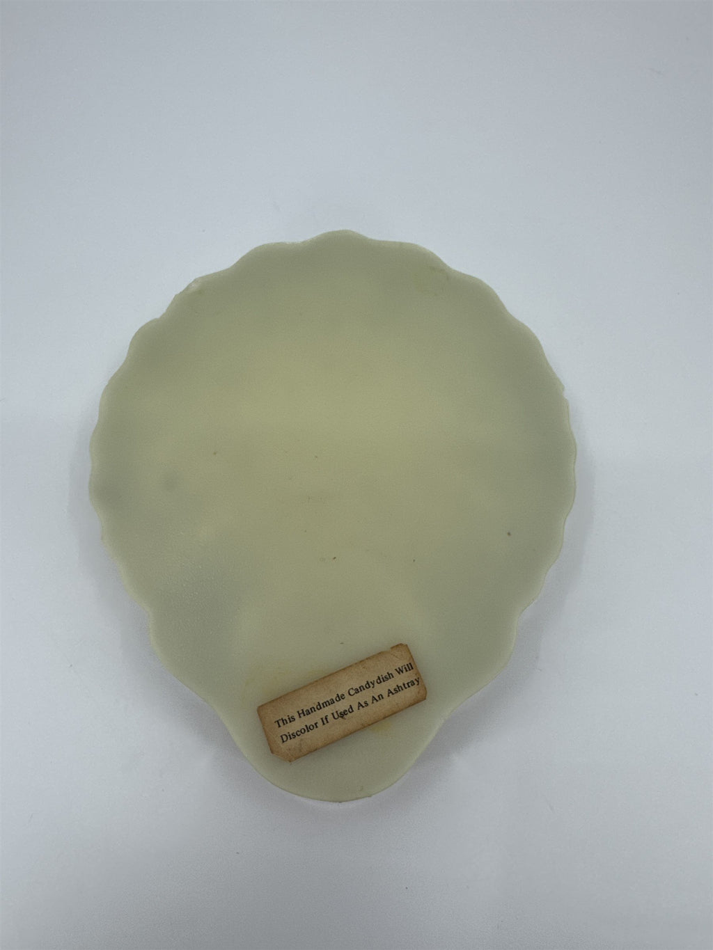 Vtg Handmade Resin Candy Dish Preserved Crab Moss Sea Shells Ocean Decor