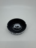 Vintage Camel Genuine Taste Genuine Nightlife Black and White Ashtray 4.25"