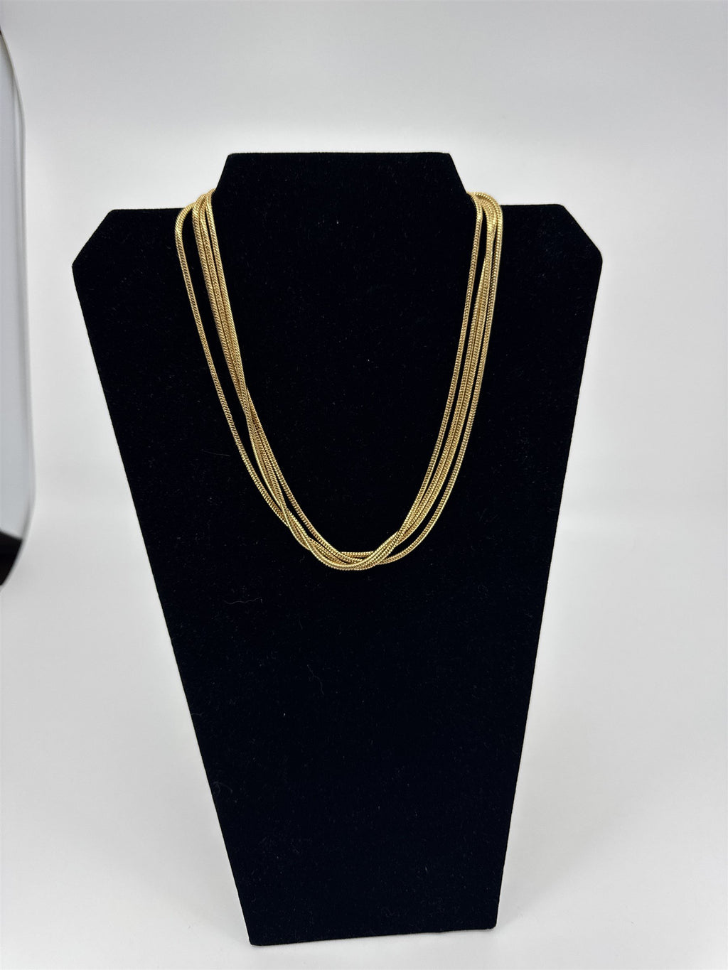 Jewels by Park Lane Gold-Tone 4-Rope Multi-Strand 17.5" Necklace Magnetic Clasp
