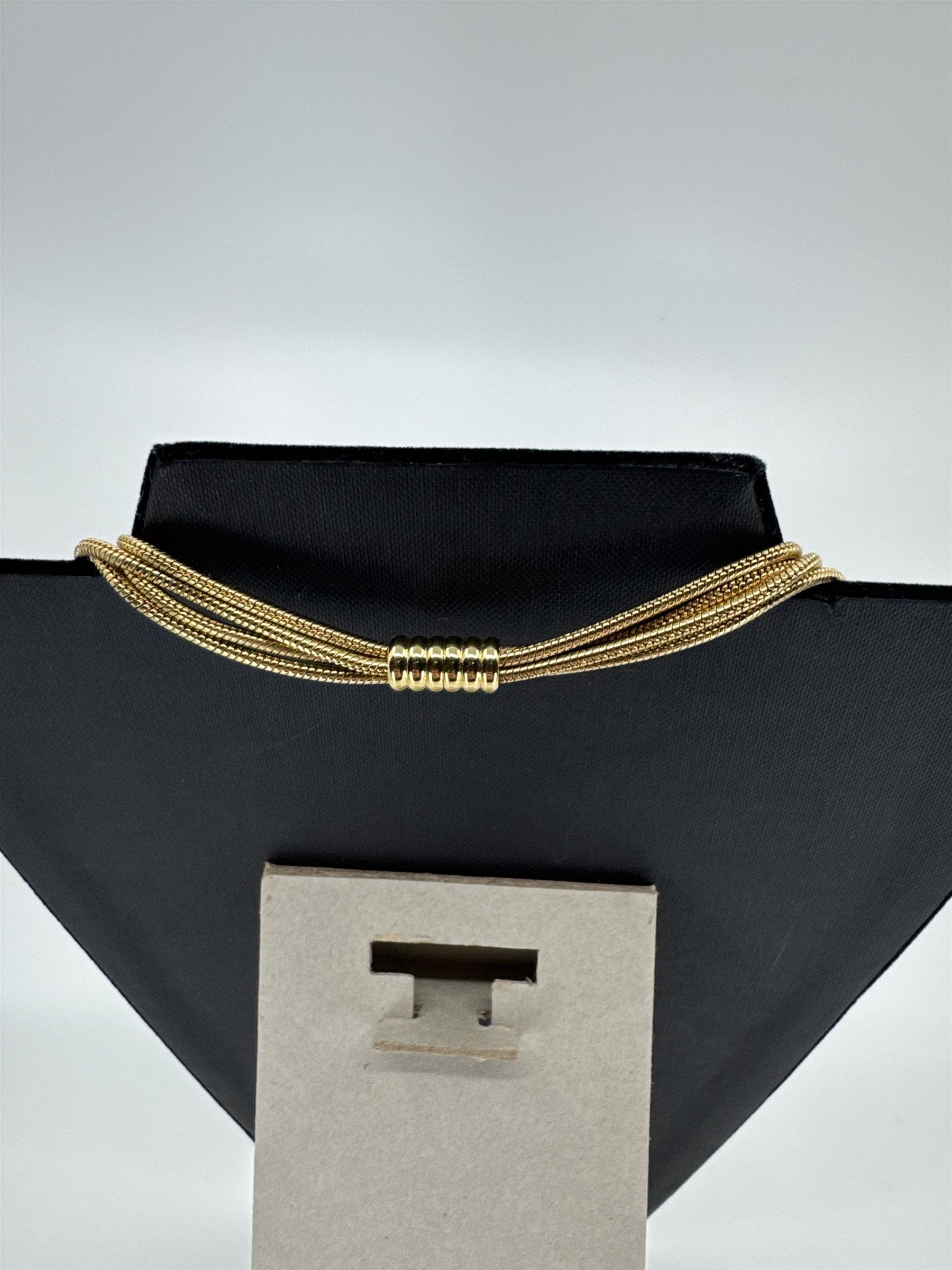 Jewels by Park Lane Gold-Tone 4-Rope Multi-Strand 17.5" Necklace Magnetic Clasp