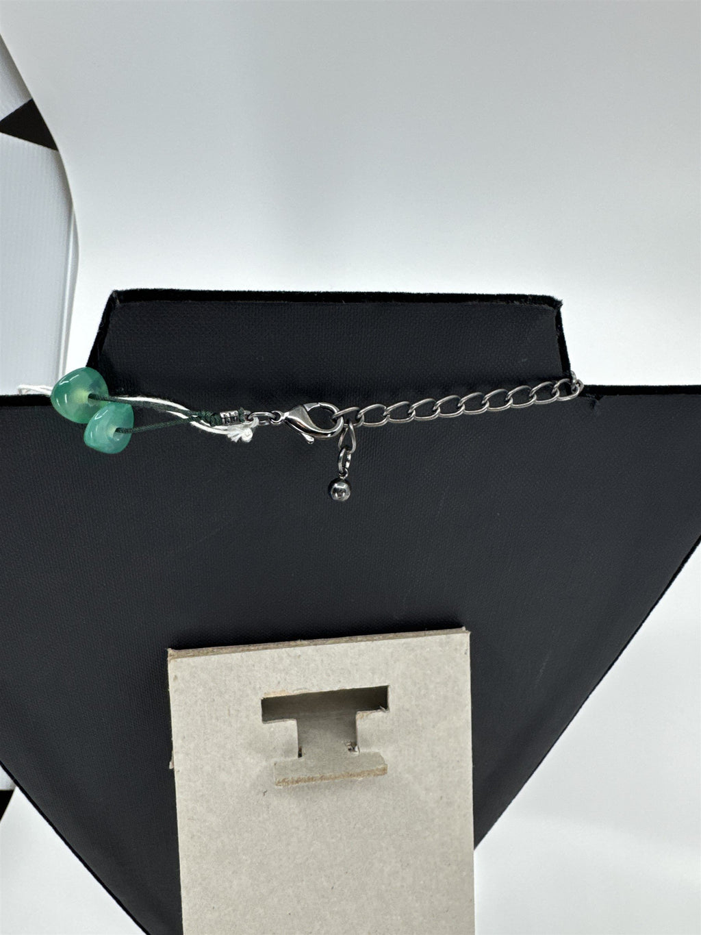 Jewels by Park Lane Necklace and Earrings Set Green Beads Faux Stones