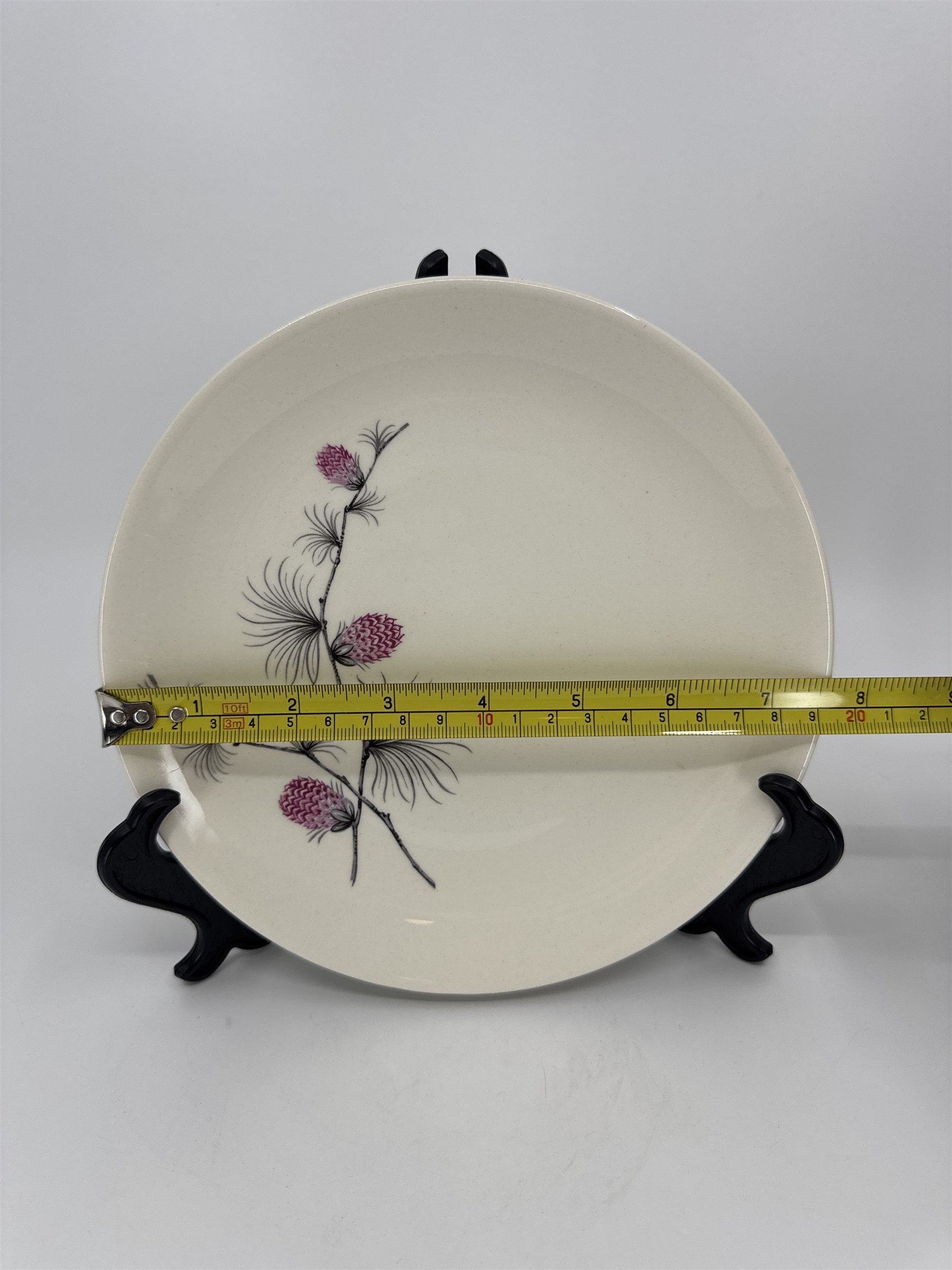 Vintage Alleghenyware Canonsburg Pottery Co. Wild Clover USA Bavarian 7.5" Plate