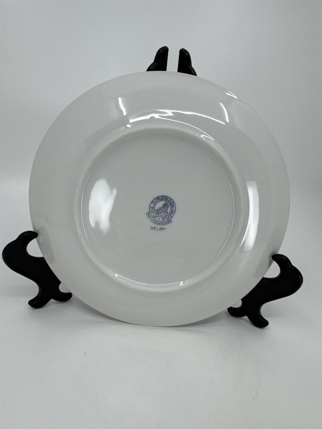 Vintage Fine Bohemian China MELODY Made in Czechoslovakia Rose Salad Plate