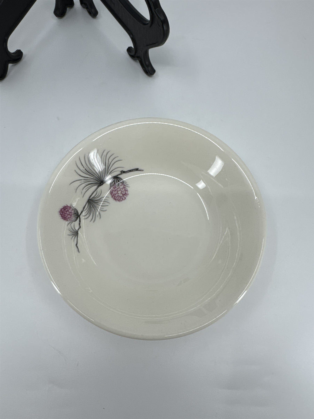Vintage Alleghenyware Canonsburg Pottery Co. Wild Clover USA Dessert/Sauce Bowl