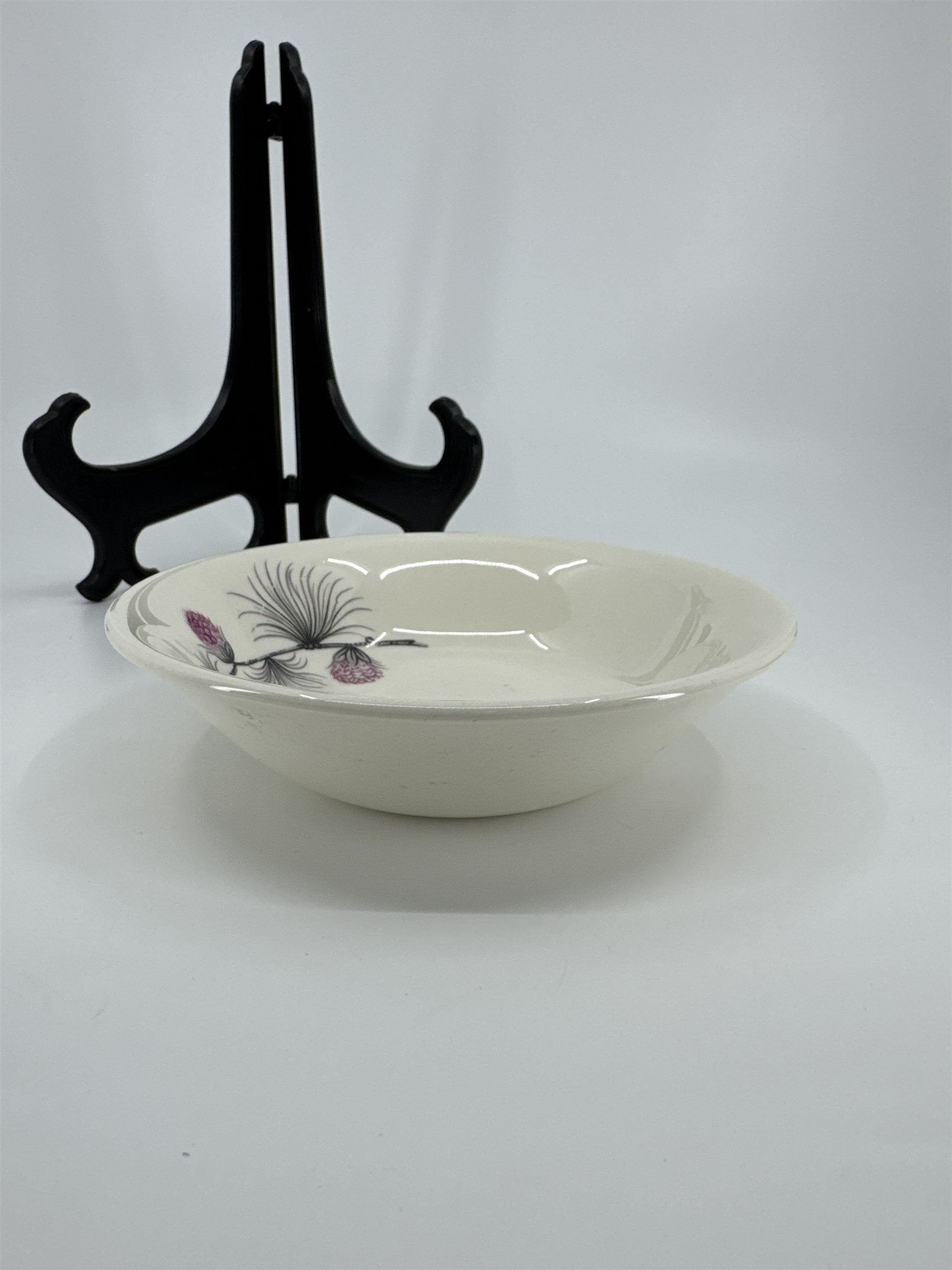 Vintage Alleghenyware Canonsburg Pottery Co. Wild Clover USA Dessert/Sauce Bowl